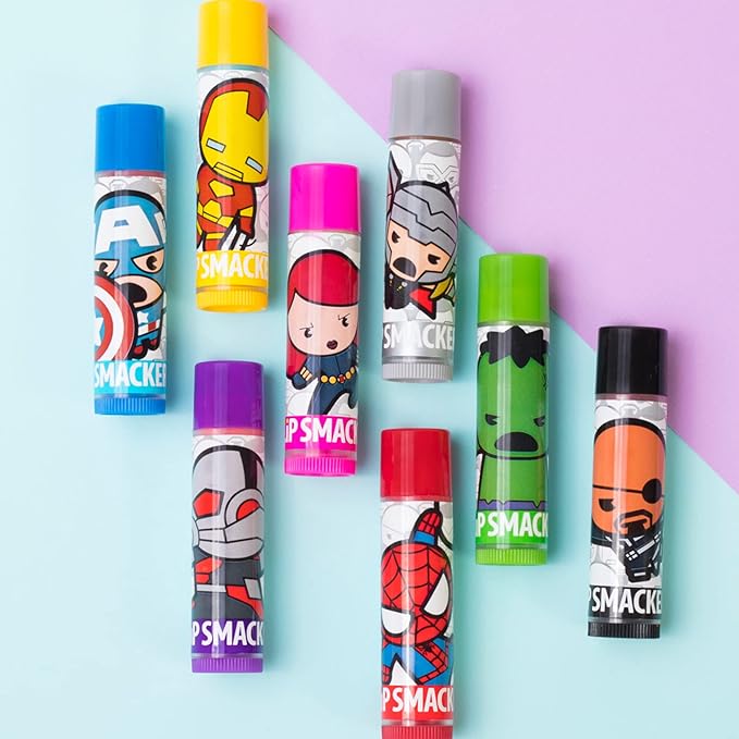 Lip Smacker Marvel Avenger Flavored Lip Balm Party Lip