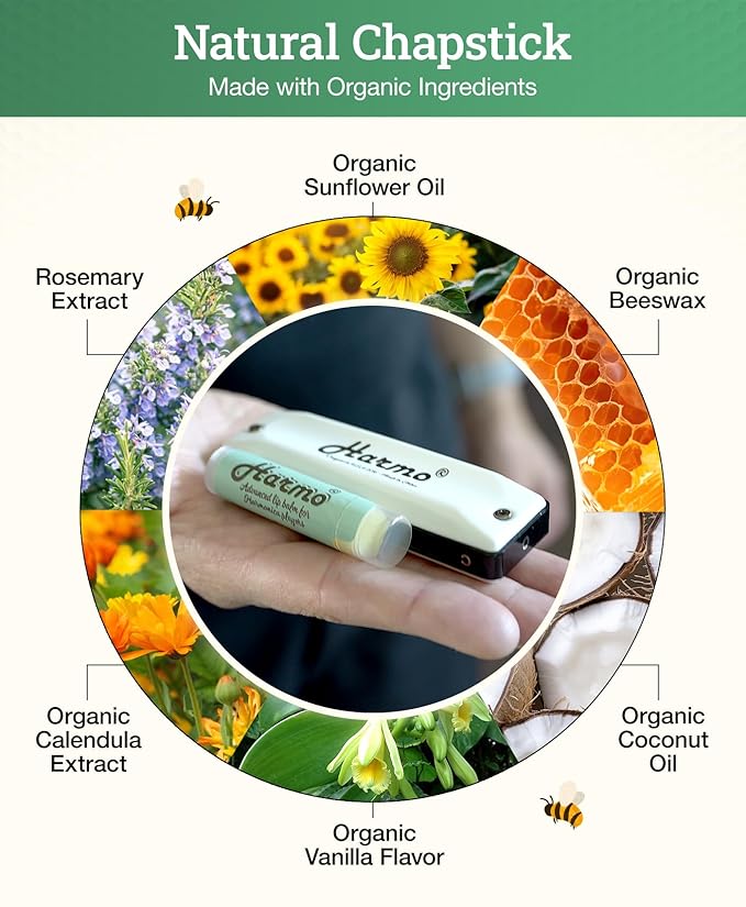 Harmo - Organic Lip Balm, Moisturizing