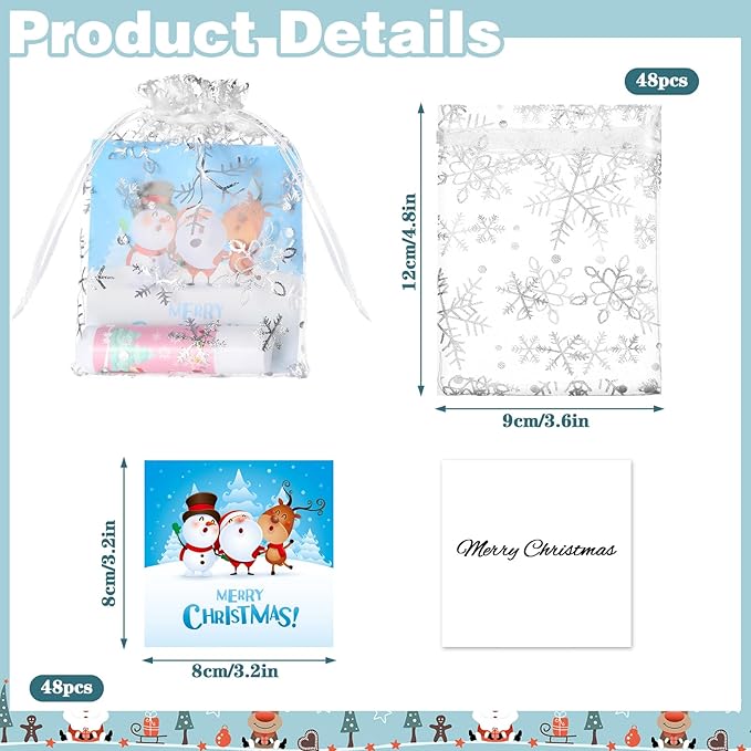 144 Pcs Christmas Gift 48 Merry