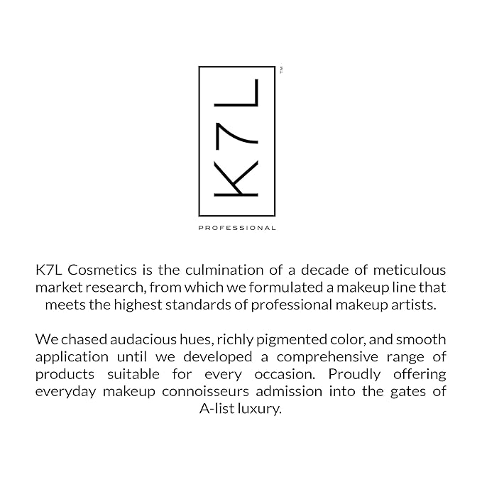 K7L Pink Lip Crayon (Vegan) - Waterproof and Smudge-Proof Cosmetics