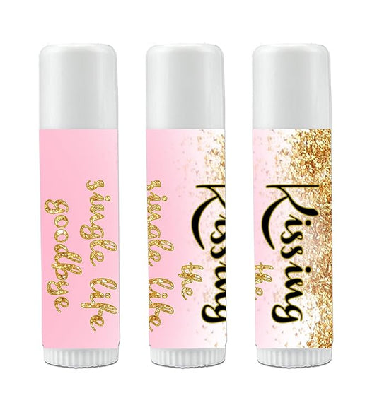 12 Bridal Shower Lip Balms - Kissing