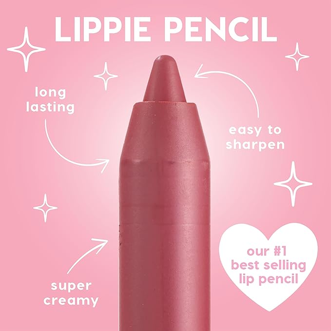 ColourPop Lippie Lip Pencil - High-Pigment, Long-Lasting & Sharpenable Lip Liner with High-Impact Color - Vegan, Cream Formula with Precise Application - I Heart This (0.35 oz)