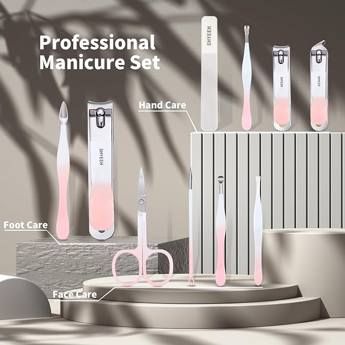 Manicure Set, 10 pcs High-Carbon