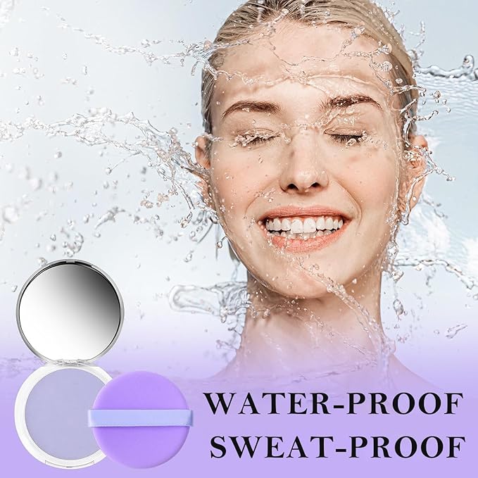 Chillab Lavender Matte Powder, Oil Control Face Pressed Cruelty Free