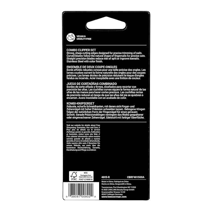 Tweezerman Stainless Steel Nail Combo