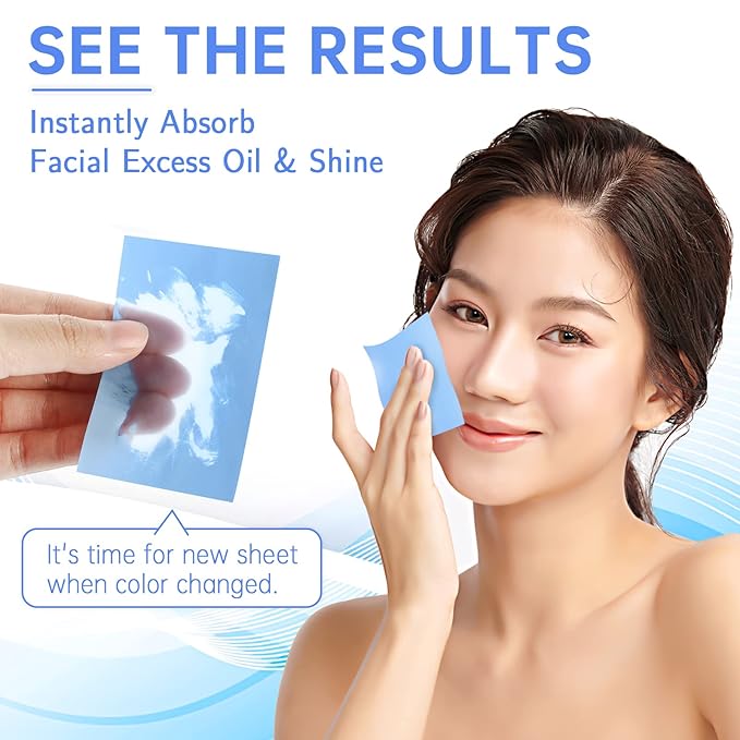 Great Absorbent Oil Blotting Sheets for Face -