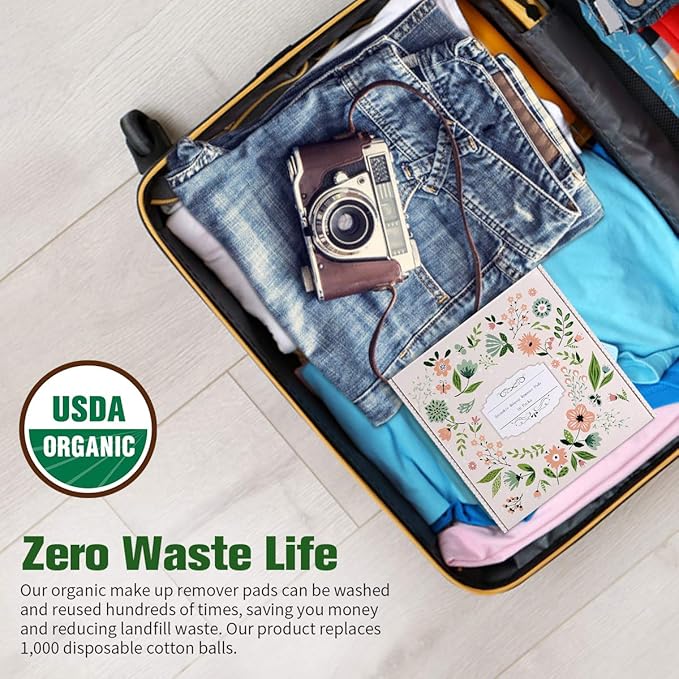 Prociv reusable makeup remover pads,