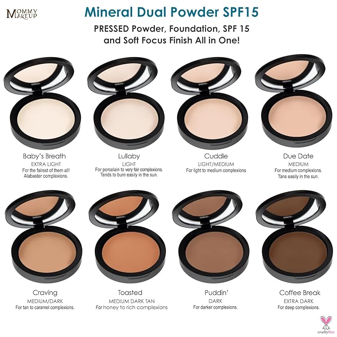 Mineral Dual Powder in Lullaby (Light) | 4-in-1 45 Oz