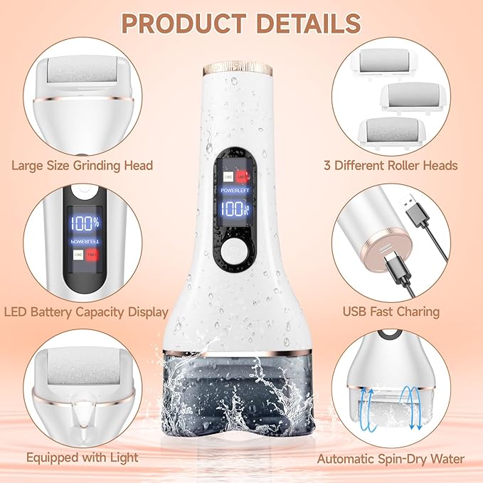 Electric Callus Remover for Feet,Rechargeable
