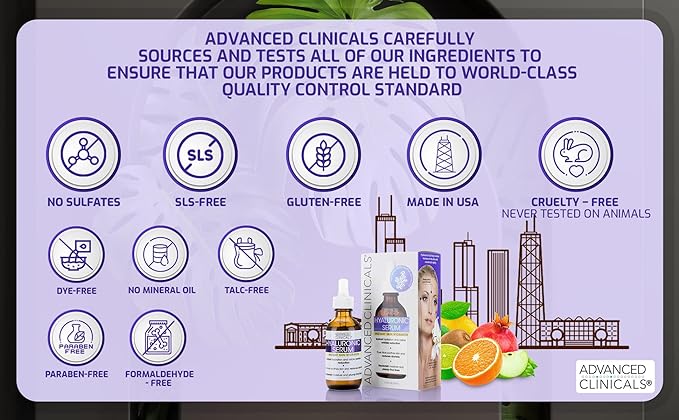 Advanced clinicals hyaluronic acid face