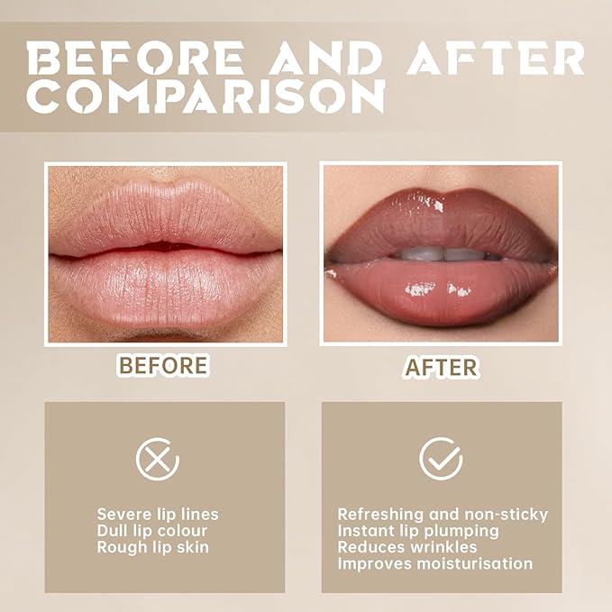 Peel Off Lip Liner Stain Tattoo, Long Lasting Waterproof Lip Stain Peel off, Tattoo Nude Lip Liner and Lip Gloss Combo, Non-Stick Cup Nourishing Lip Gloss Set Lipstick Makeup