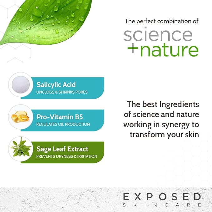 Exposed Skin Care Acne Facial Cleanser Clarifying