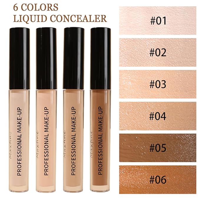 Full Coverage Liquid Matte Concealer Multi-Use Contour Concealer Lasting Makeup(03#)