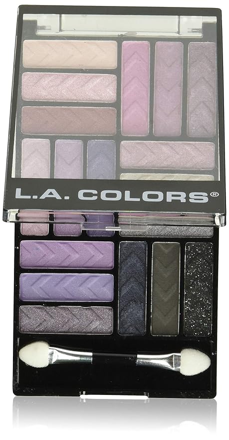 L.A. COLORS 8 Color Eyeshadow Palette, 0.70 Oz, Strange Love, 1 Count