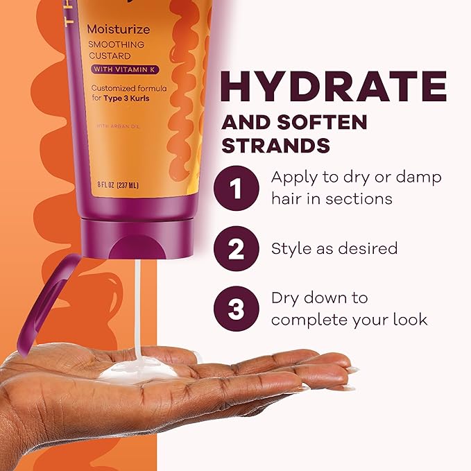 Eco Style, Texture Edit, Koily Moisturize Smoothing Butter for Type 4 curly hair - A sulfate-free, ultra-rich curly hair conditioner that provides hydration, elasticity and softness. 8oz