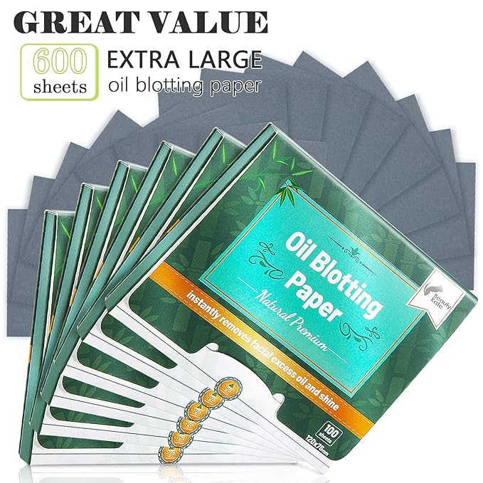 Natural Premium Oil Blotting Paper for Oily Skin