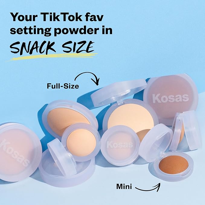 Kosas Mini Cloud Set Face Setting Powder - Long-Lasting (Comfy)