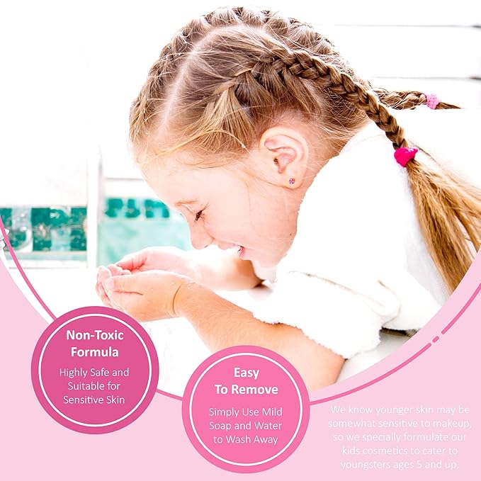 24pc Flavored Lip Gloss for Kids and Teens - Unicorn Themed Lip Gloss in Assorted Fruity Flavors, Unicorn Gifts for Girls, Teen Girls Party Favors, Non Toxic Makeup