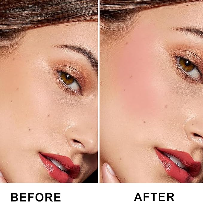 Heart Blush Stick, Matte Rouge Stick, Cheek Contour (04#, 0.) 21 OZ