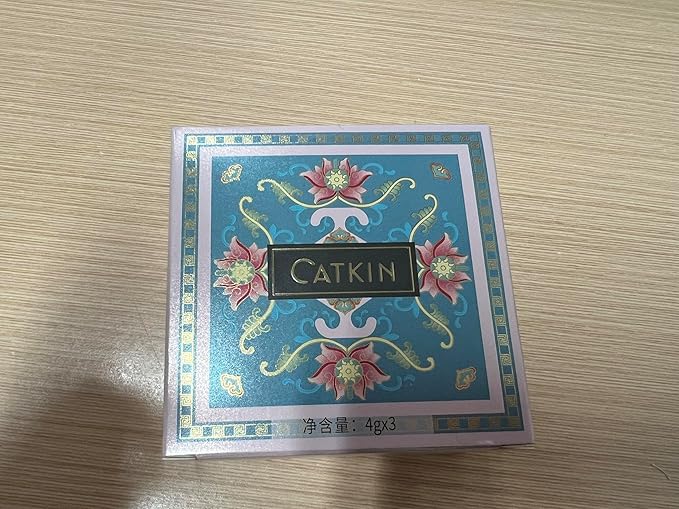 CATKIN Poreless Finish Loose Setting Powder Makeup, Translucent Velour Puff 42 oz