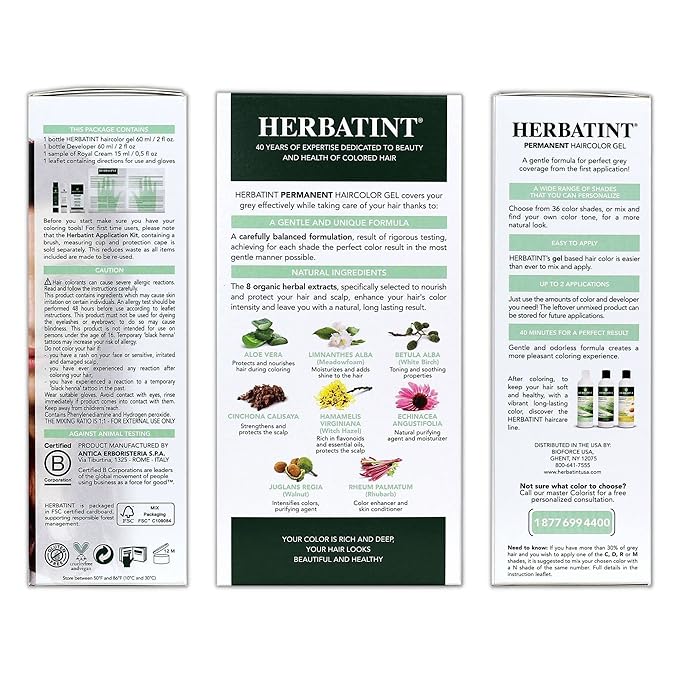 Herbatint Permanent Haircolor Gel, FF1