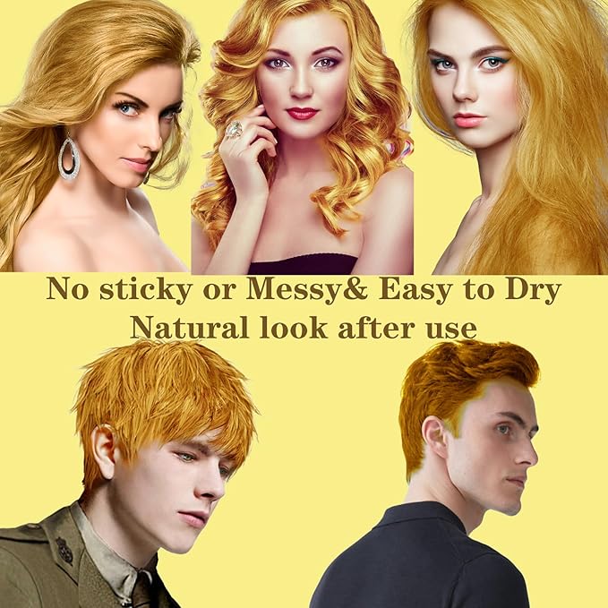 Blonde Hair Color Wax, Temporary