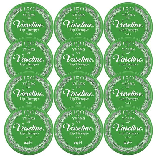 12 x Vaseline Lip Therapy Aloe 20g