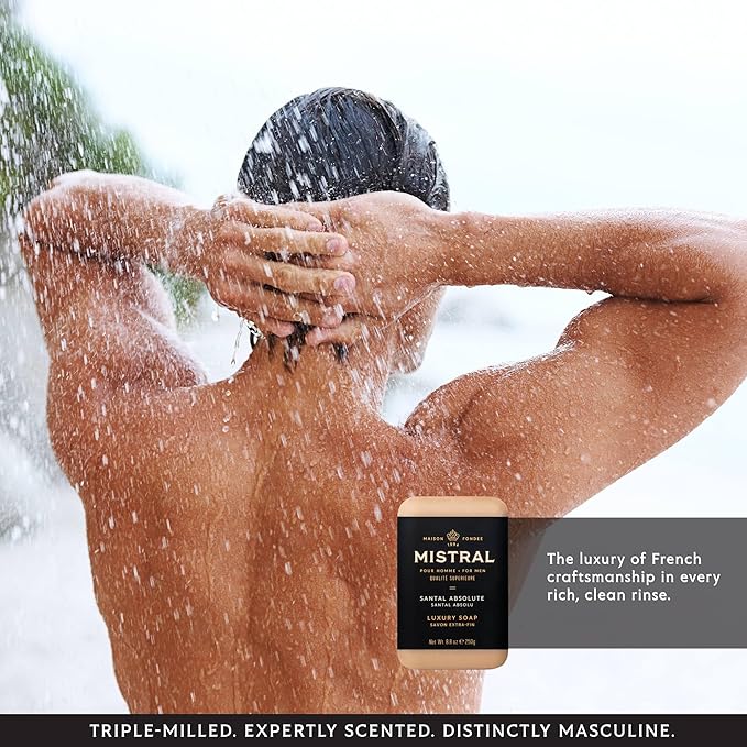 Mistral Bar Soap, Santal Absolute, Large Bar