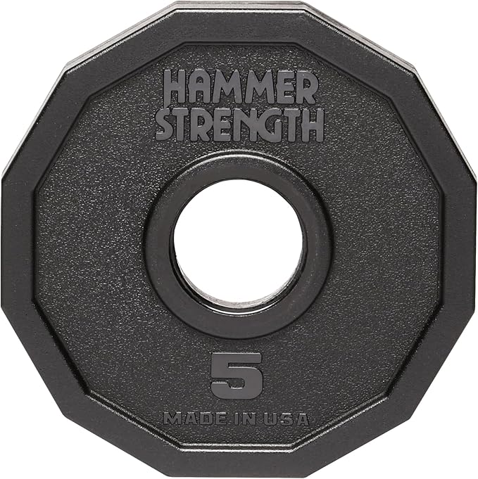 Hammer Strength 5Lb 12 Sided Urethane Olympic Plate