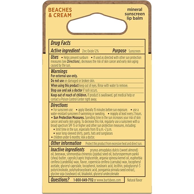 Burt’s Bees SPF 30 Lip Balm Conditioning