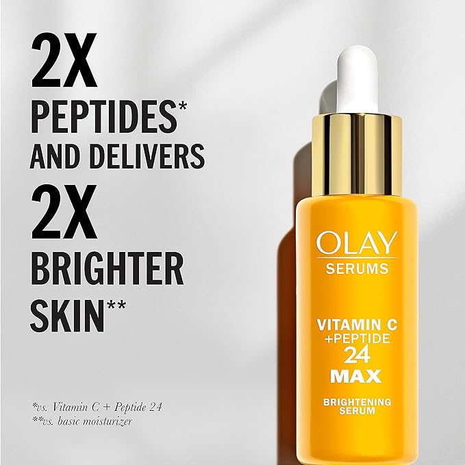 Olay Vitamin C Max Brightening Serum, 1.3 FL OZ (40 mL)