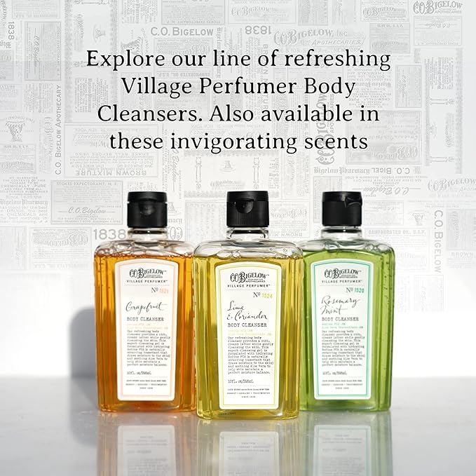 C.O. Bigelow Coconut Body Cleanser, Village Perfumer Moisturizing Gentle Body Wash for Men & Women with Aloe Vera, Sodium PCA, and Glycerin, 10 fl oz