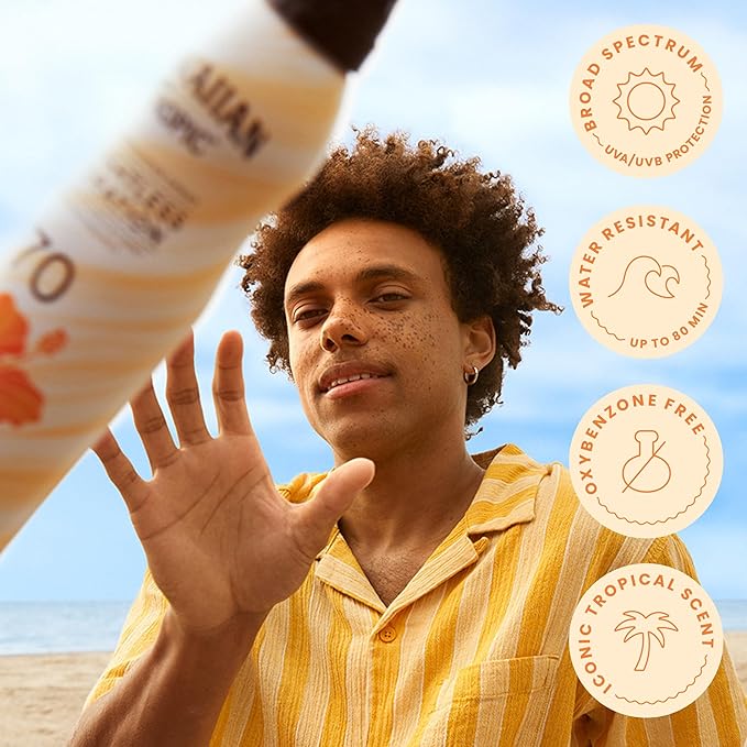 Hawaiian Tropic Weightless Hydration Clear Spray Sunscreen SPF 70, 6oz | Hawaiian Tropic Sunscreen SPF 70, Sunblock, Oxybenzone Free Sunscreen, Spray On Sunscreen, Body Sunscreen Spray, 6oz