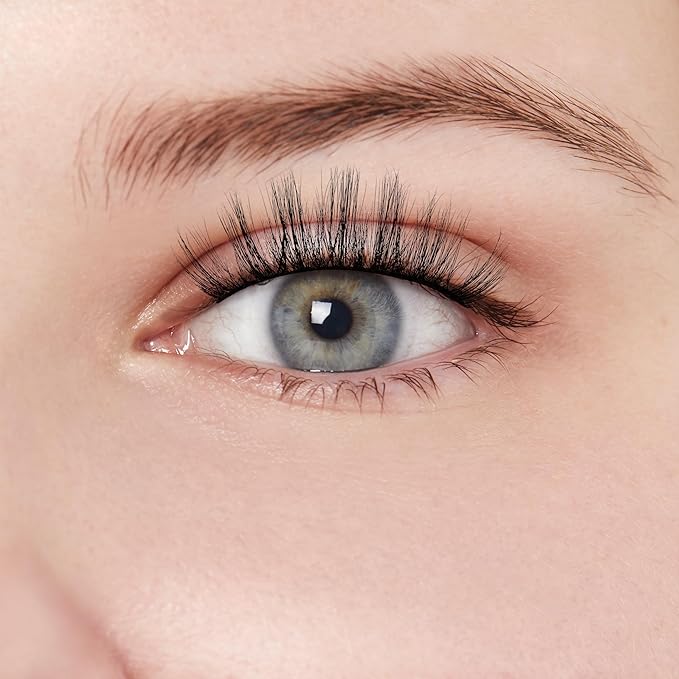 KISS Lash Couture Matte Black Faux Mink Eyelashes Multipack, Matte Cheviot, Black, Natural Looking, Cruelty-Free & Vegan, Holds Curl, Comfortable, Seamless, Knot-Free Band | 4 Pairs