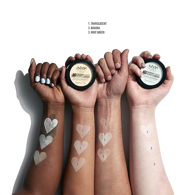 NYX PROFESSIONAL MAKEUP HD Finishing Powder, Pressed Setting - Banana