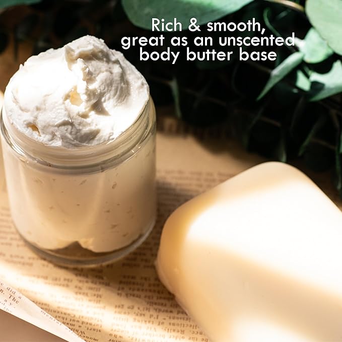 Better Shea Butter Mango Butter 100% Natural Skin Moisturizer, 1 LB Block