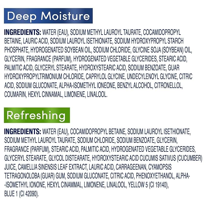 Dove Body Wash Travel Essentials Variety 2-Pack – Refreshing Cucumber & Green Tea + Deep Moisture Nourishing Body Washes, 3 Oz Ea