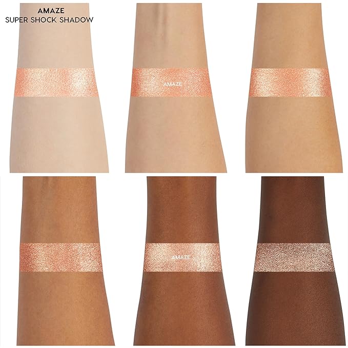 ColourPop Super Shock Shadow - High-Pigment, Crème-Powder Eye Makeup - Single Glitter Eyeshadow with Zero Fallout and Unique Bouncy Texture - Amaze (0.074 oz)