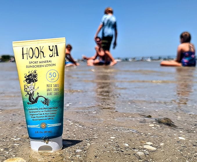 Hawaii Reef Compliant, Non-Nano Mineral Sunscreen 3oz Travel Size, (2) Pack 6oz Total, UVA/UVB Protection, Octinoxate & Oxybenzone Free, No Fragrance, Hawaii and Mexico Approved, Made in USA