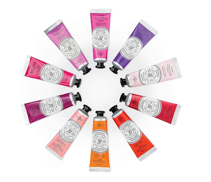 La Chatelaine 20% Shea Butter Hand Cream, Organic Argan Oil, Vitamin E, Moisturizing, Nourishing, Natural, Extra-Rich Lotion, Made in France, 1 oz / 30ml (Cinnamon Orange)