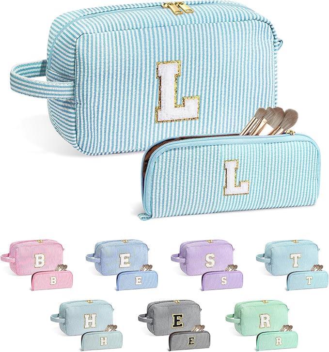 YOOLIFE Makeup Bag - Initial