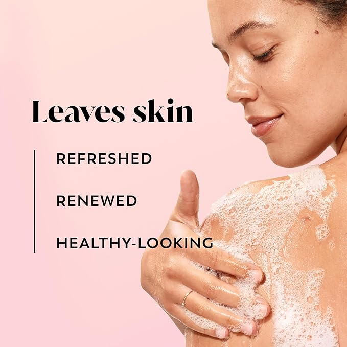 Olay Body Wash for Women, Fresh Radiance, Refreshing & Renewing, Made with Plant Based Cleansers, B3 Botanical Complex, For All Skin Types, Watermelon & Agave Scent, 22 fl oz (Pack of 4)