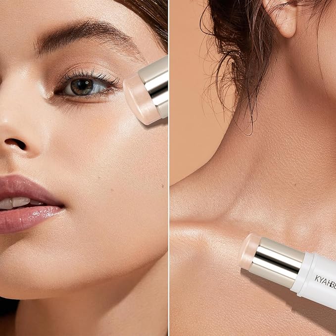 Dewy Highlighter Makeup, Highlighter Makeup Stick for Face Gold /0.53fl.Oz 15g