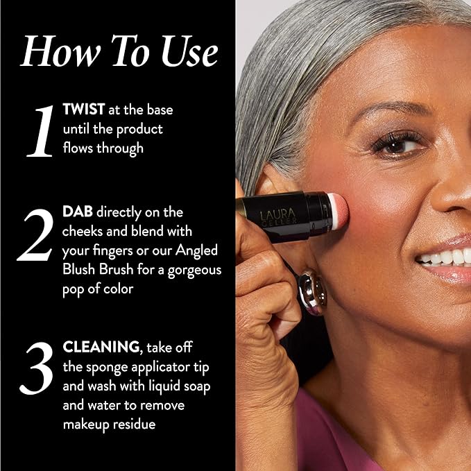 LAURA GELLER NEW YORK Serum Blush Tint, Lightweight Refreshing Rose