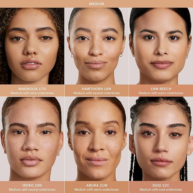 ILIA - Skin Rewind Complexion Stick - Foundation + Concealer + Skincare | Non-Toxic, Vegan, Cruelty-Free, Clean Makeup (18N - Hawthorn, 0.35 oz | 10 g)