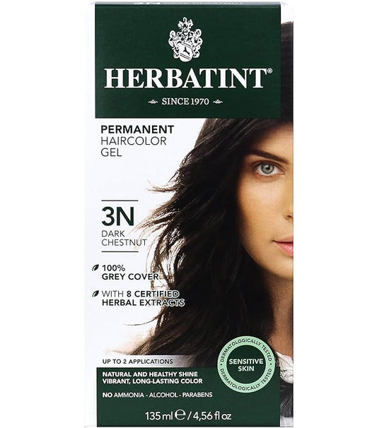 Herbatint Permanent Haircolor Gel, 3N