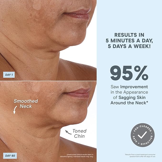 NuFACE MINI+ Microcurrent Facial Device Kit - FDA Cleared Face Sculpting & Skin Tightening Device to Contour, Lift & Tone + Microcurrent Gel Activator & Silk Creme - Midnight Black