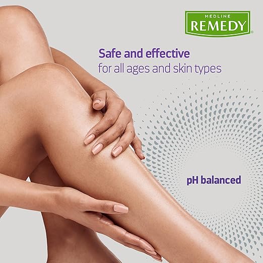 Medline Remedy Specialized Skin Cream, Fragrance-Free (16 oz), 1.5% Dimethicone, Nourishing Moisturizer for Dry Skin, Sulfate-Free, Paraben-free, Hypoallergenic Body Cream, Daily Lotion for Dry Skin