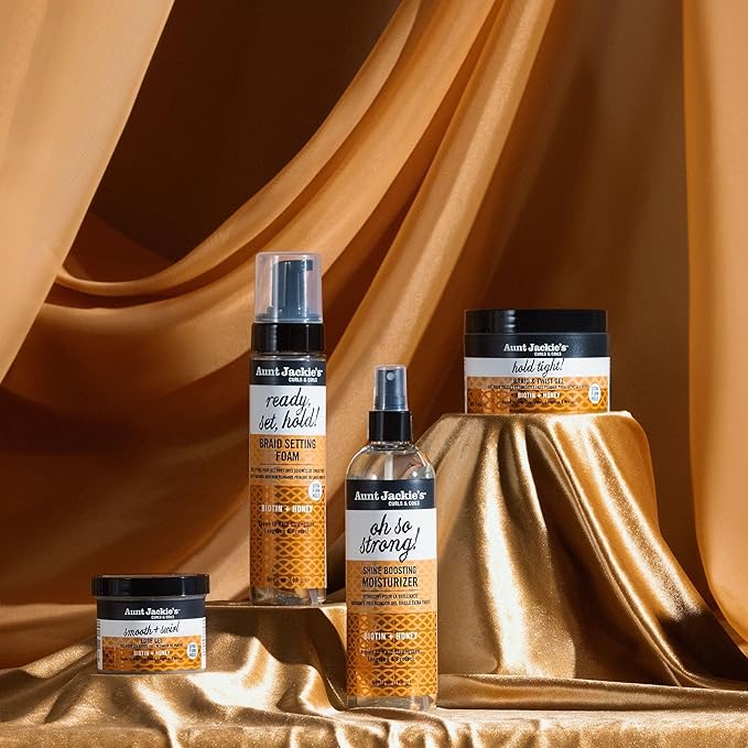 Aunt Jackie's Award-Winning Braid + Twist Collection Hold Tight Braid & Twist Gel with Extra Firm Hold, 7.5oz