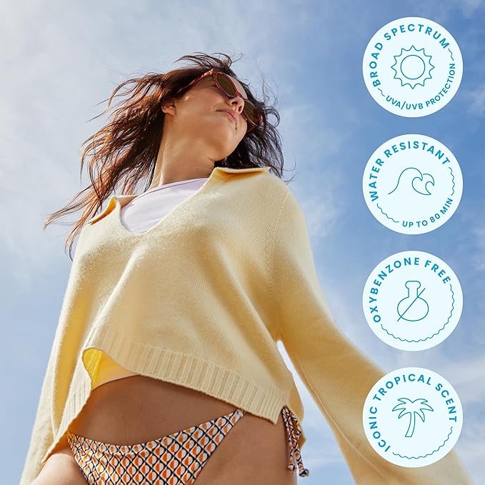 Hawaiian Tropic Everyday Active Clear Spray Sunscreen SPF 30, 6oz | Hawaiian Tropic Sunscreen SPF 30, Sunblock, Oxybenzone Free Sunscreen, Spray On Sunscreen, Body Sunscreen Spray, 6oz